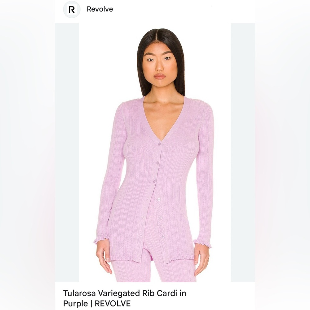 Variegated Rib Cardi in Purple
TULAROSA - REVOLE